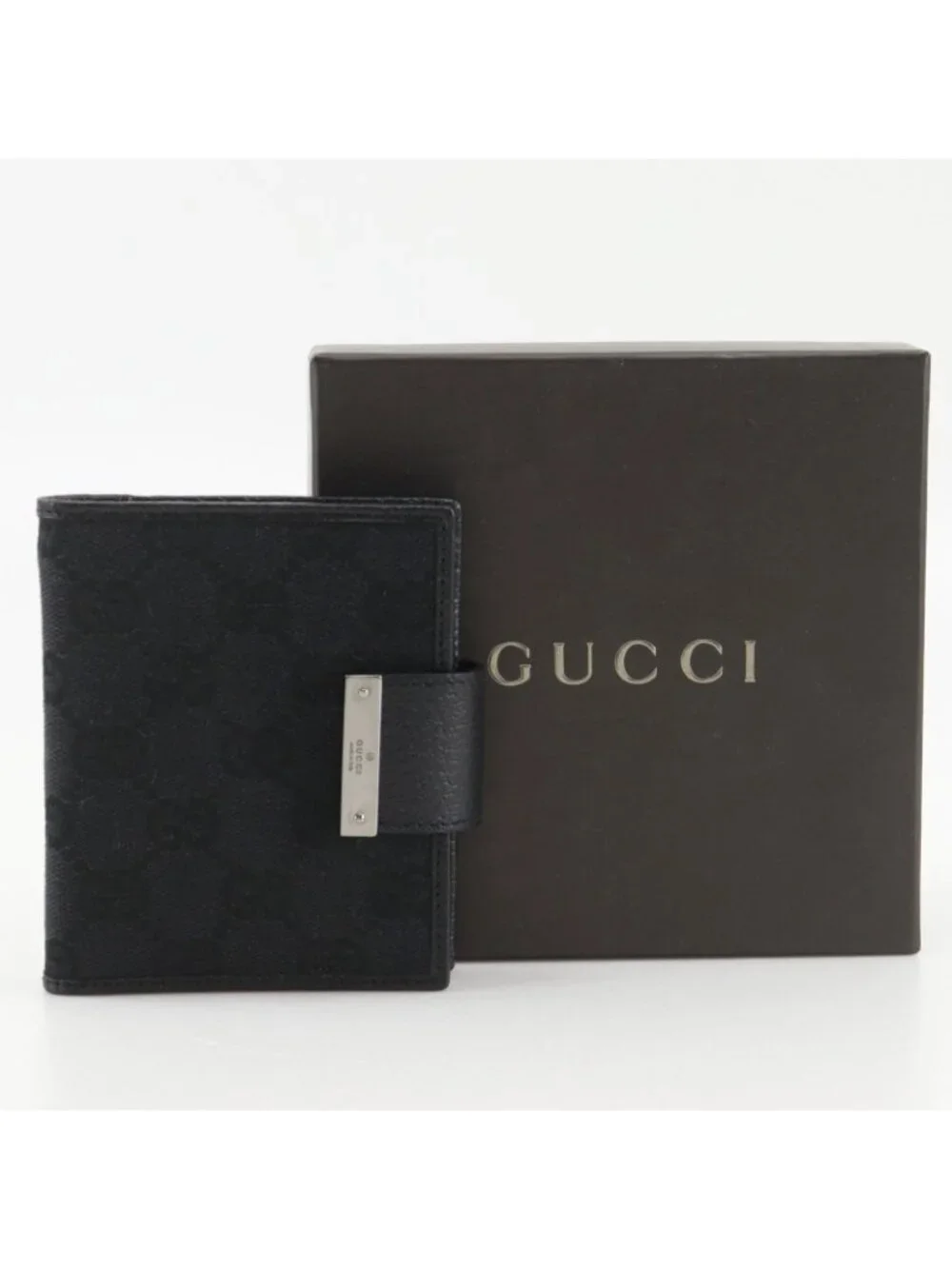 Gucci GG Canvas Black Notebook Cover Agenda